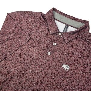 Anderson Ord Performance Golf Mens XL Polo Shirt Floral Chisholm Traditions Logo